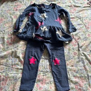 Star pants and shirt set